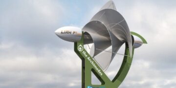 Silent wind turbine for home