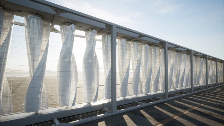 solar panels, airiva wind fence