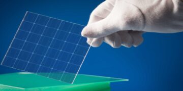 Transparent solar panel