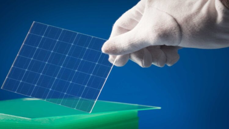 Transparent solar panel