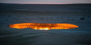 The Gates to Hell in Turkmenistan