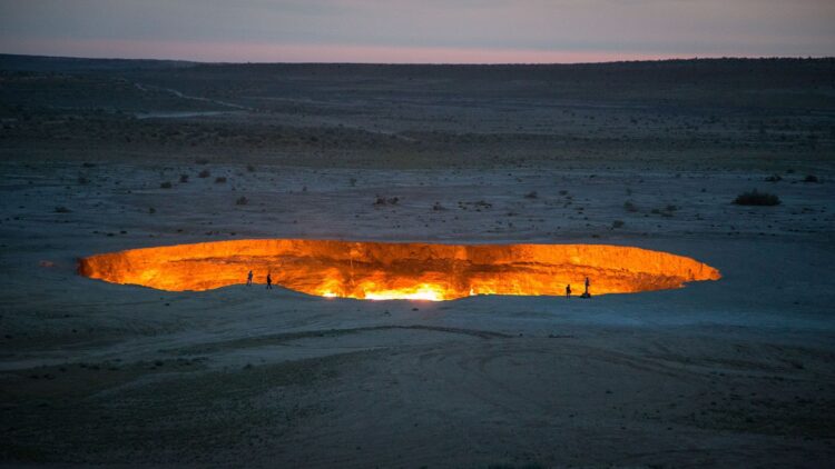 The Gates to Hell in Turkmenistan