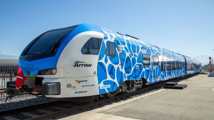 California's ZEMU train