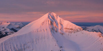 Pink snow